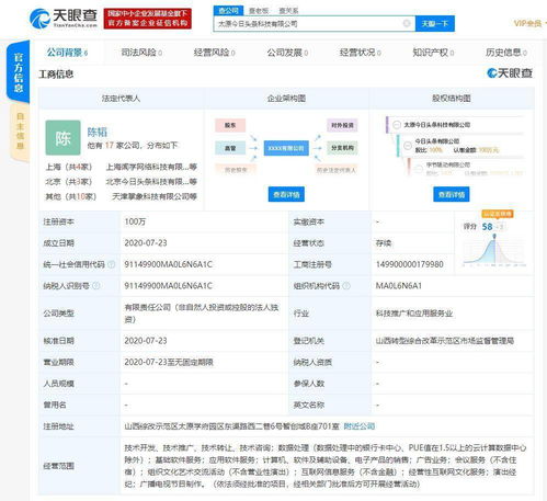 今日頭條落子太原 新公司入駐山西綜改示范區，深化區域布局